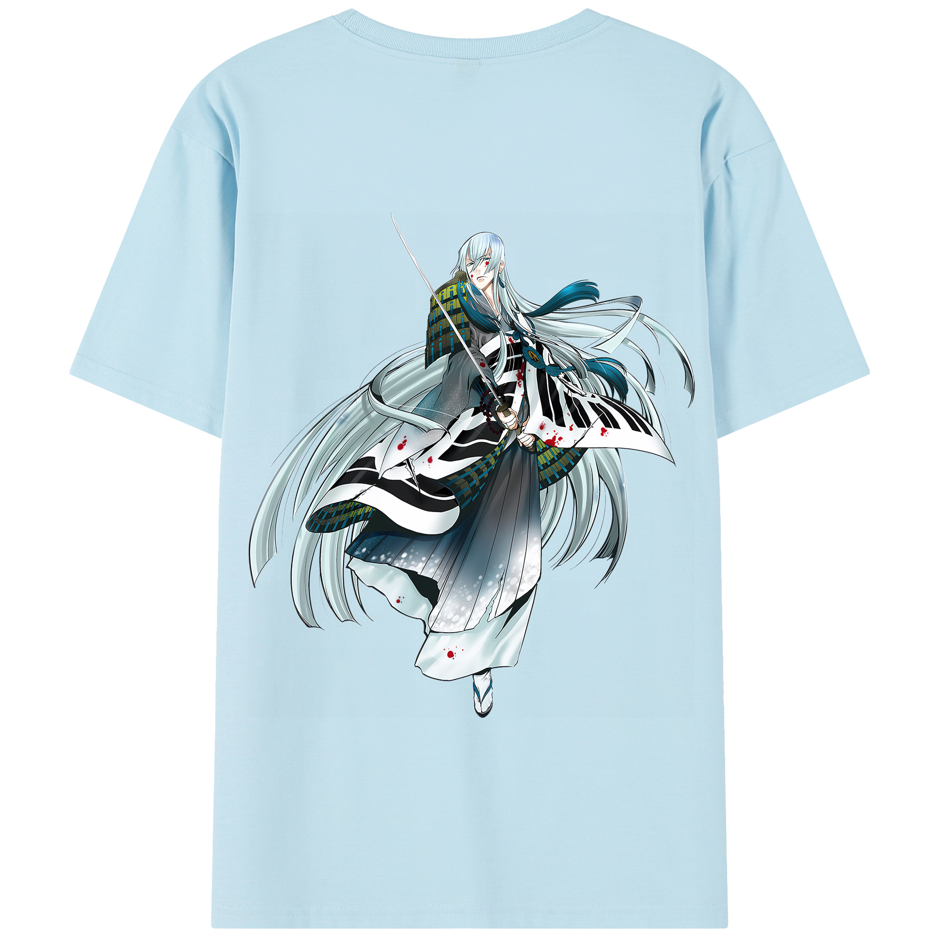 （画像用） 刀剣乱舞 Touken Ranbu 綿100％半袖Tシャツ（背面プリント）
